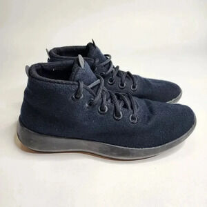 Allbirds WRUM Wool Runner Ups Mizzle Men's Size 11 Black High Top Shoes Sneakers